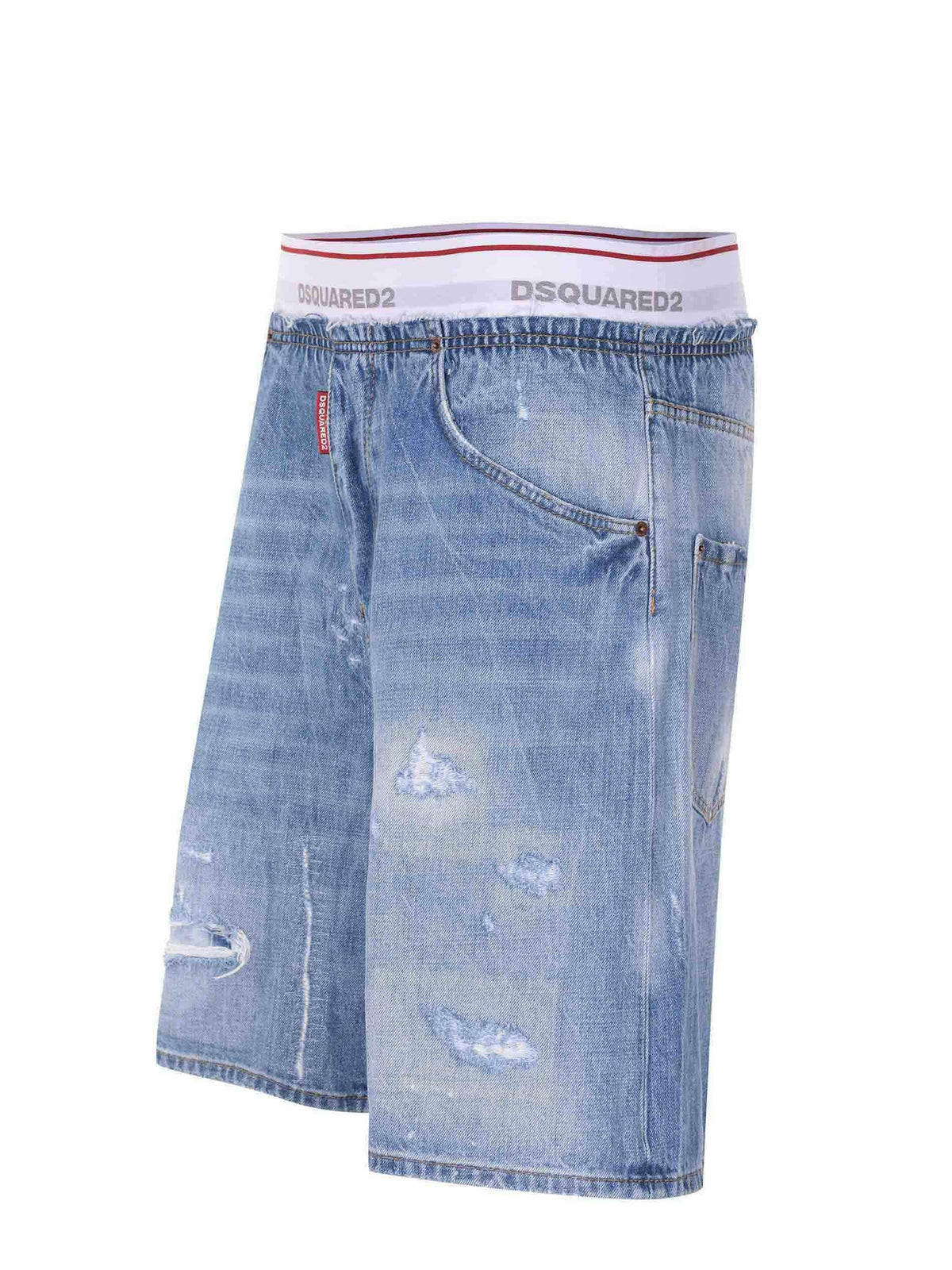 DSQUARED Shorts S71MU0886 D30038-470 Medium Blue