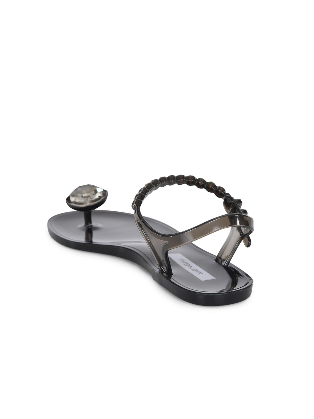 MENGHI Sandals 727-SW BLACK GEL Black
