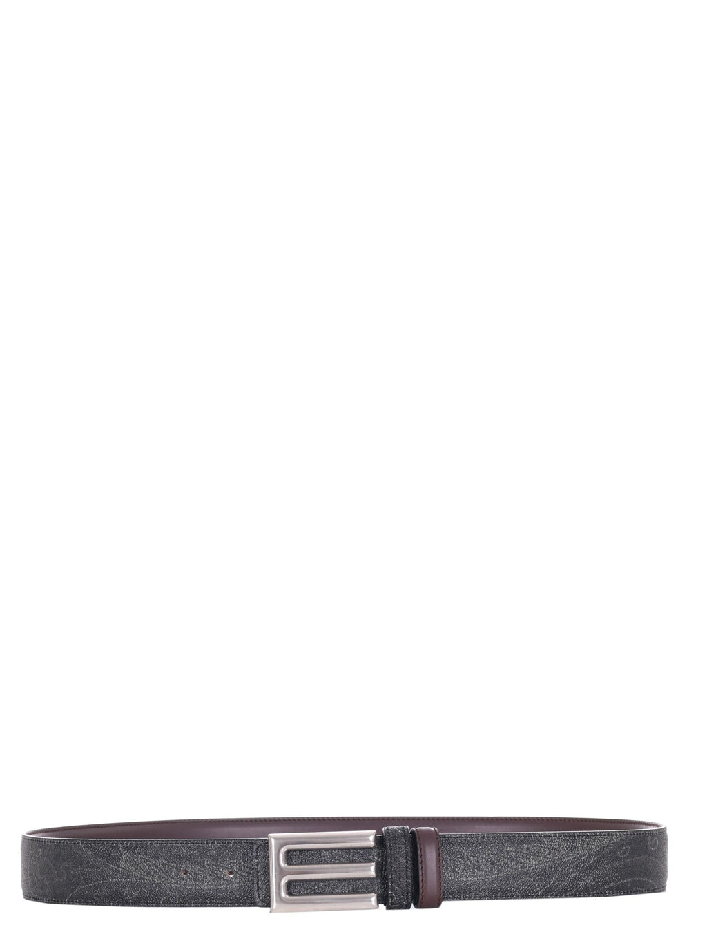 ETRO Belts MP3D0001 AA063-M0019 Dark Grey/Brown