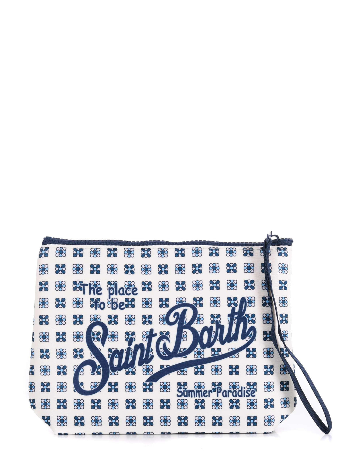 MC2 SAINT BARTH Pouch ALIN001 00672L Ivory/Blue