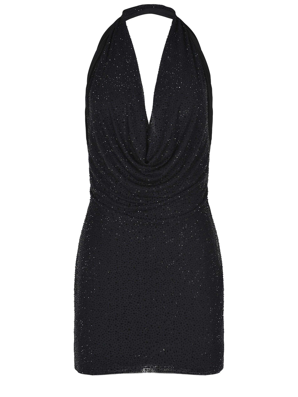 TWENTY FOURHAITCH Dresses A0084-LIPE NERO Black