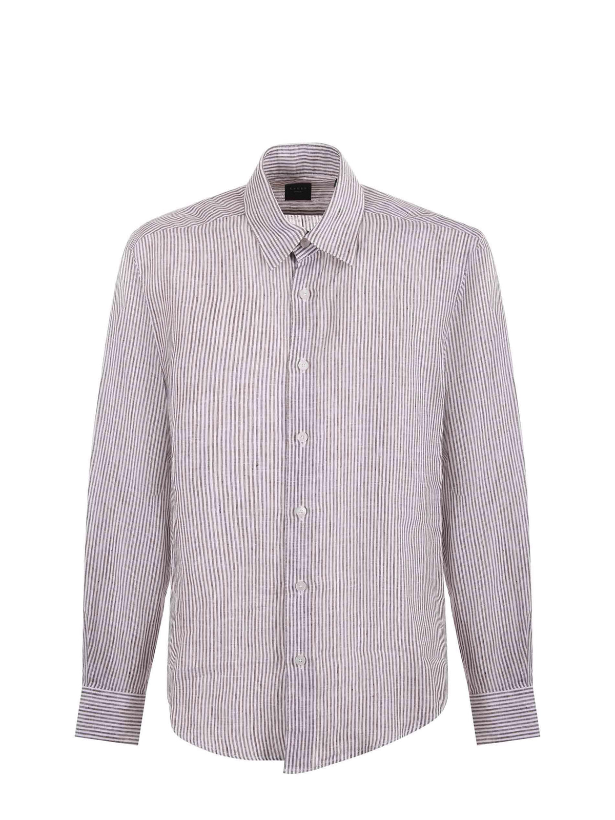 XACUS Shirts 112 21273-005 Brown/white