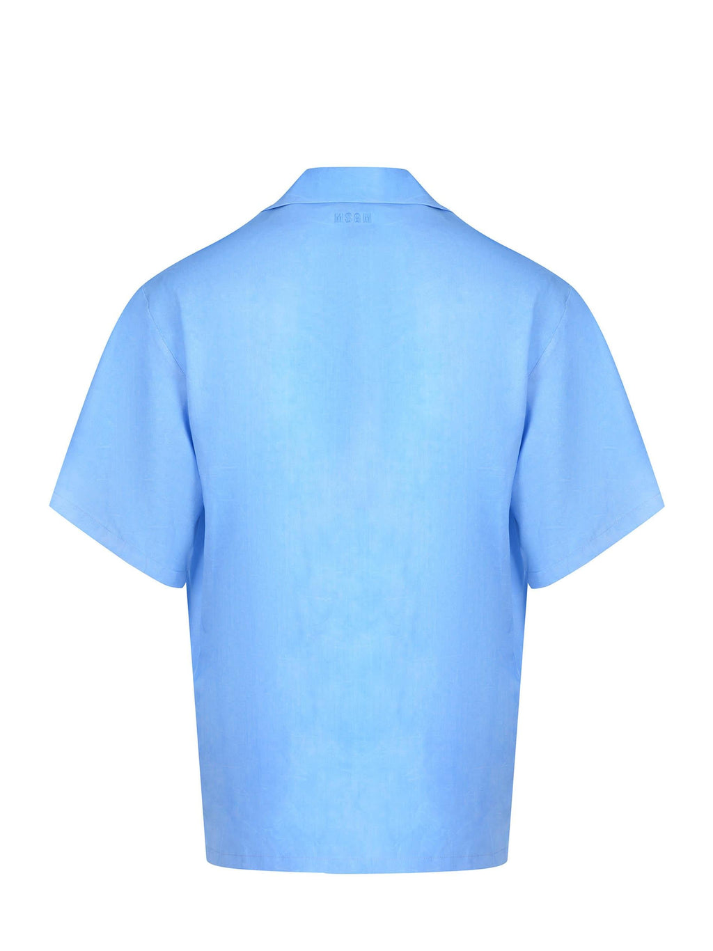 MSGM Shirts 4040ME08X 267009-84 Sky Blue