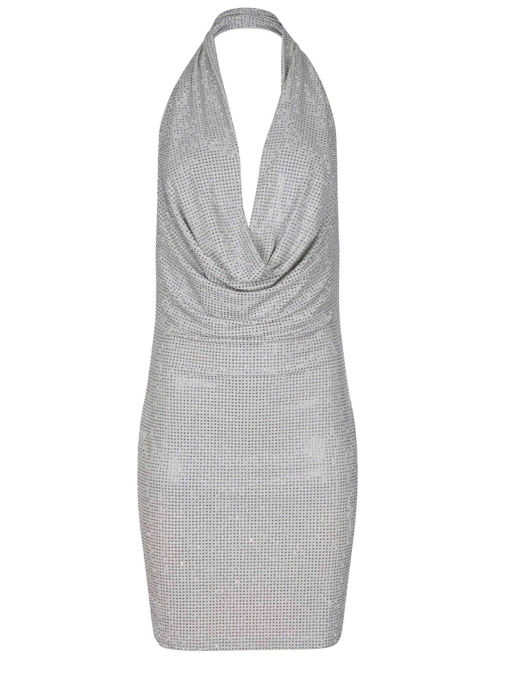 TWENTY FOURHAITCH Dresses A0127-KUTA SILVER Silver
