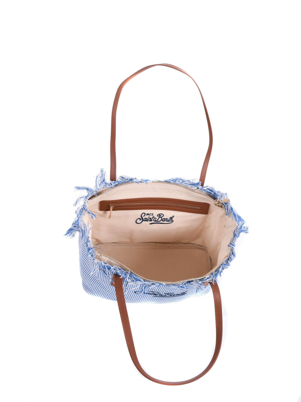 MC2 SAINT BARTH Bags CBMF001 01770L Light Blue/White