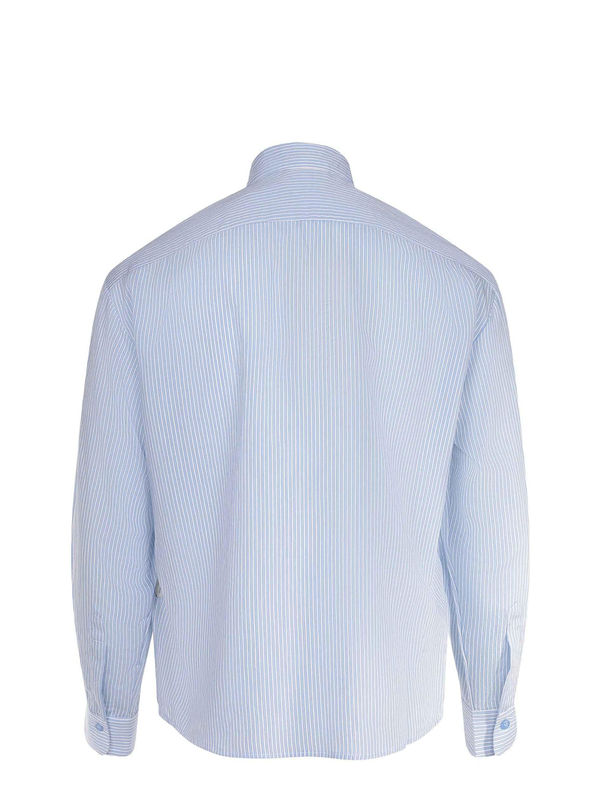 YES LONDON Shirts XCM7229 STRIPES Light Blue