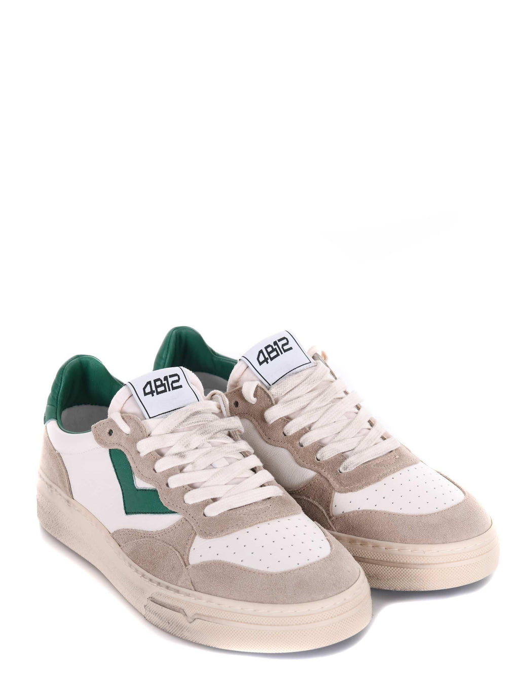 4B12 Sneakers HYPER U3004 Beige/green