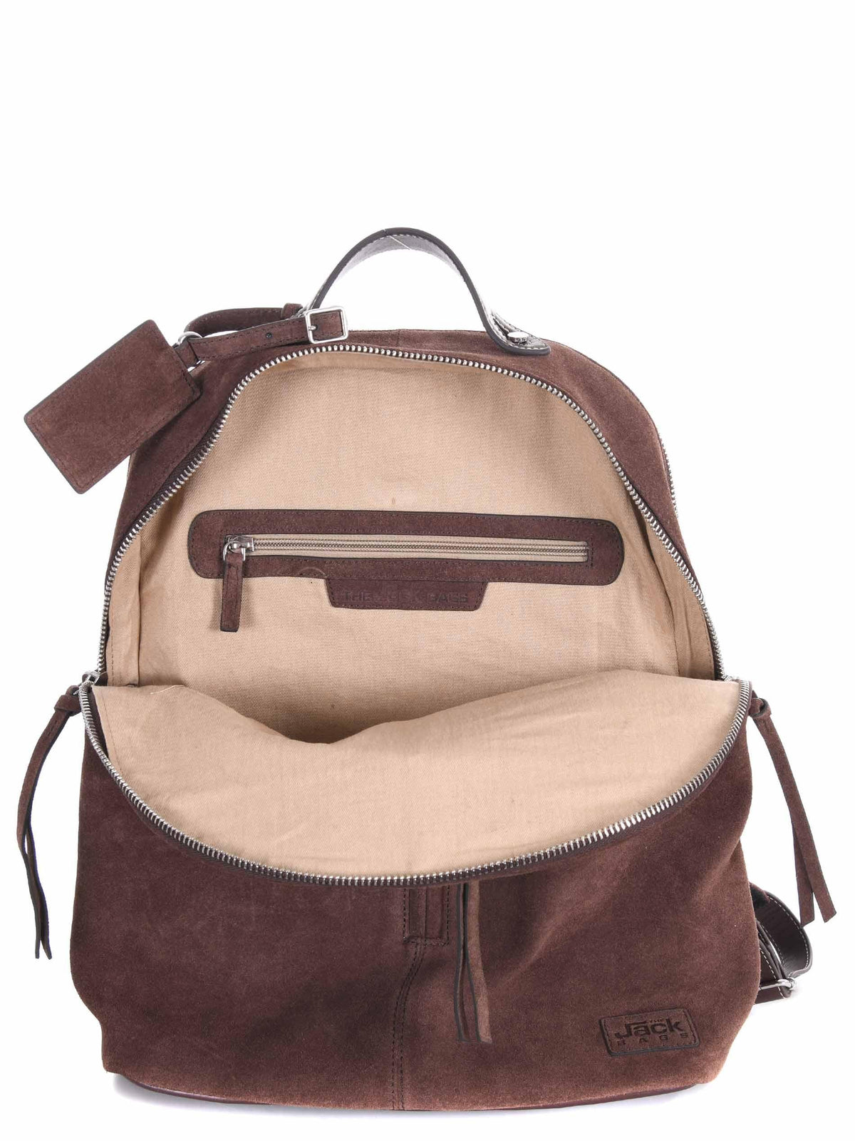 THE JACK LEATHERS Backpacks OSMY-COWS 06 Dark brown