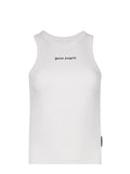 PALM ANGELS Tank Top PWAC024S26JER001 0310 White
