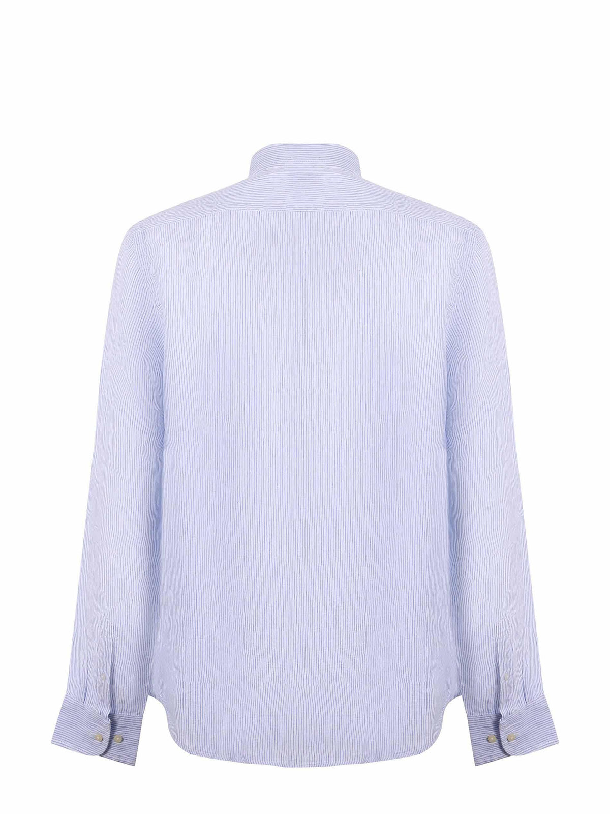 LA MARTINA Shirts MCC013-TL340 S7276 White/Light blue