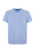 FAY T-shirt NPMB348132T UYKU602 Light Blue