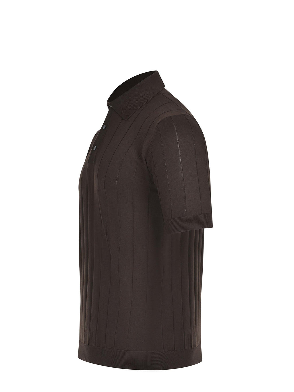 FILIPPO DE LAURENTIS Polo PL1MC CR14C-190 Dark brown