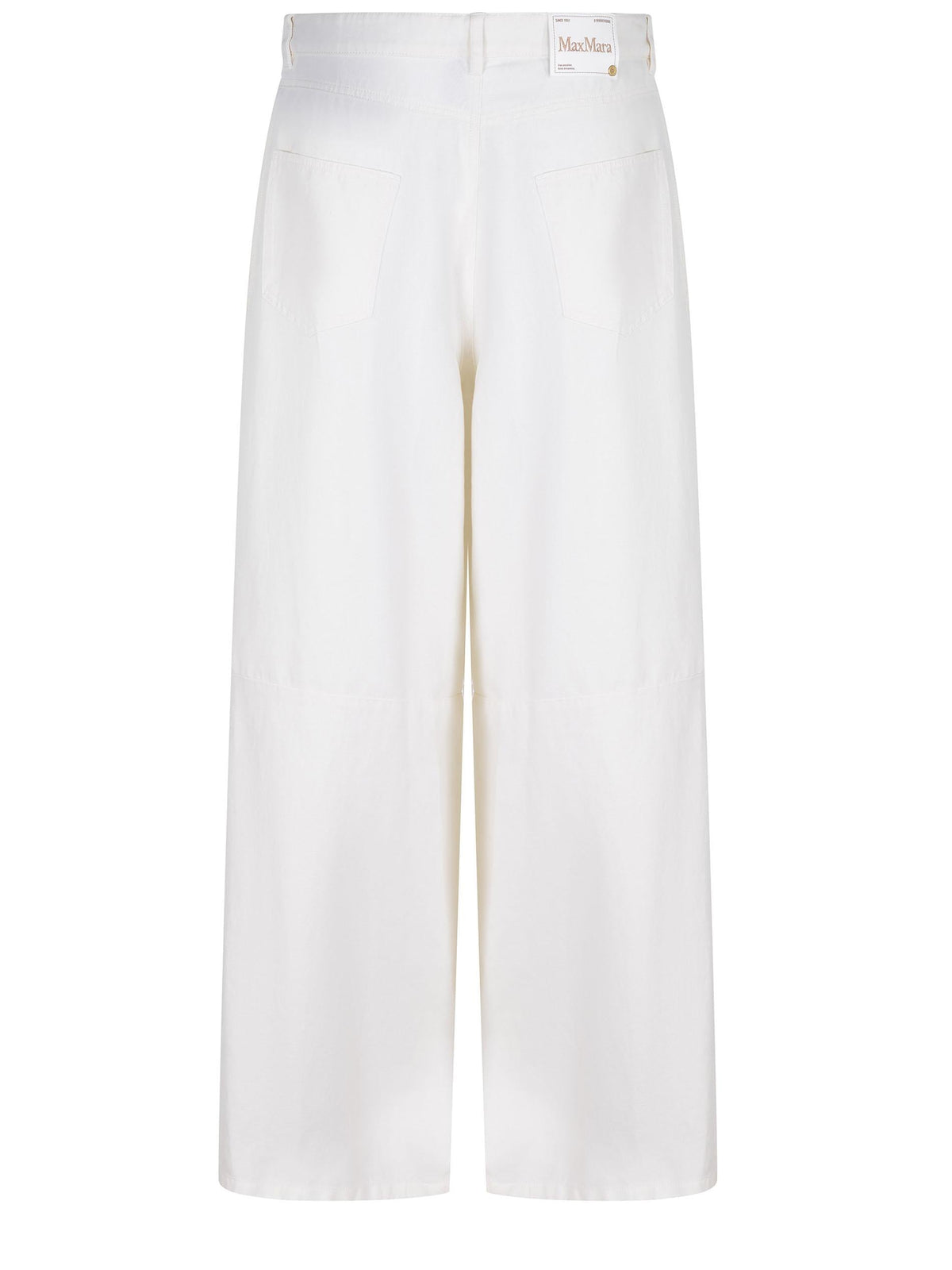 S MAXMARA Trousers 2619131093600 325-001 White