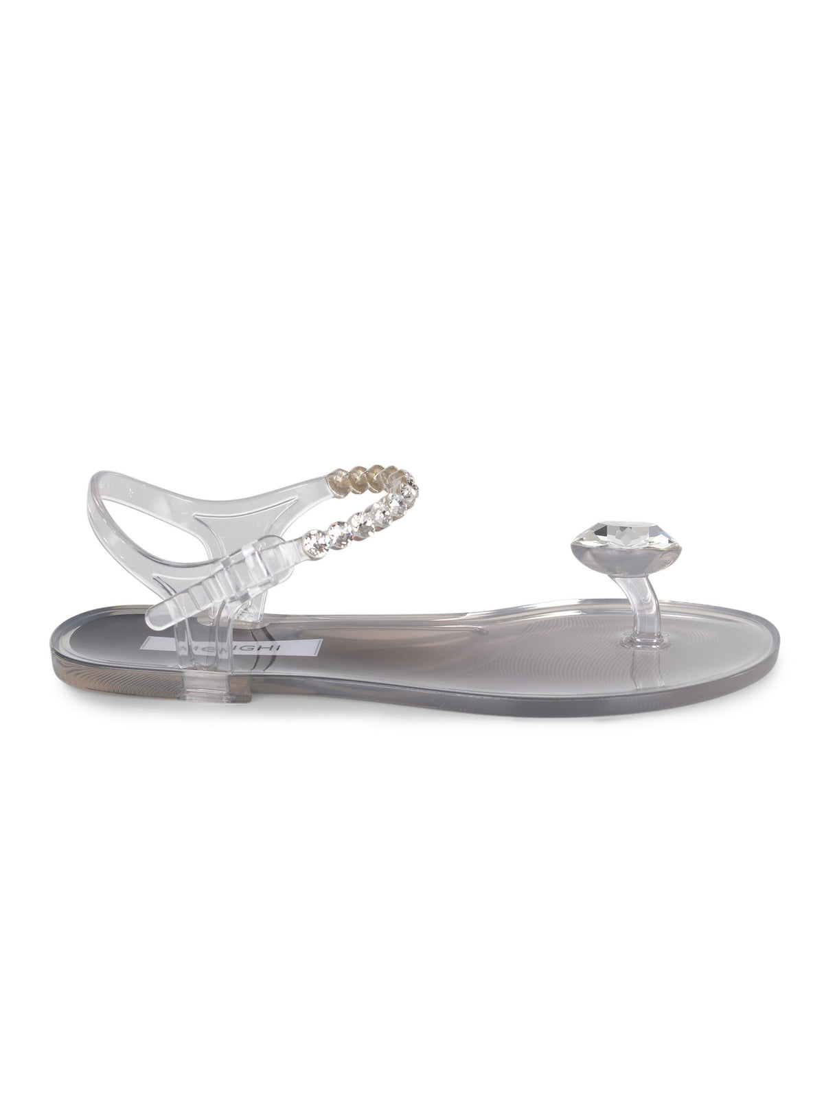 MENGHI Sandals 727-SW CRYSTAL Silver