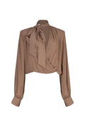 FEDERICA TOSI Blouse 41103-412 58 Hazelnut