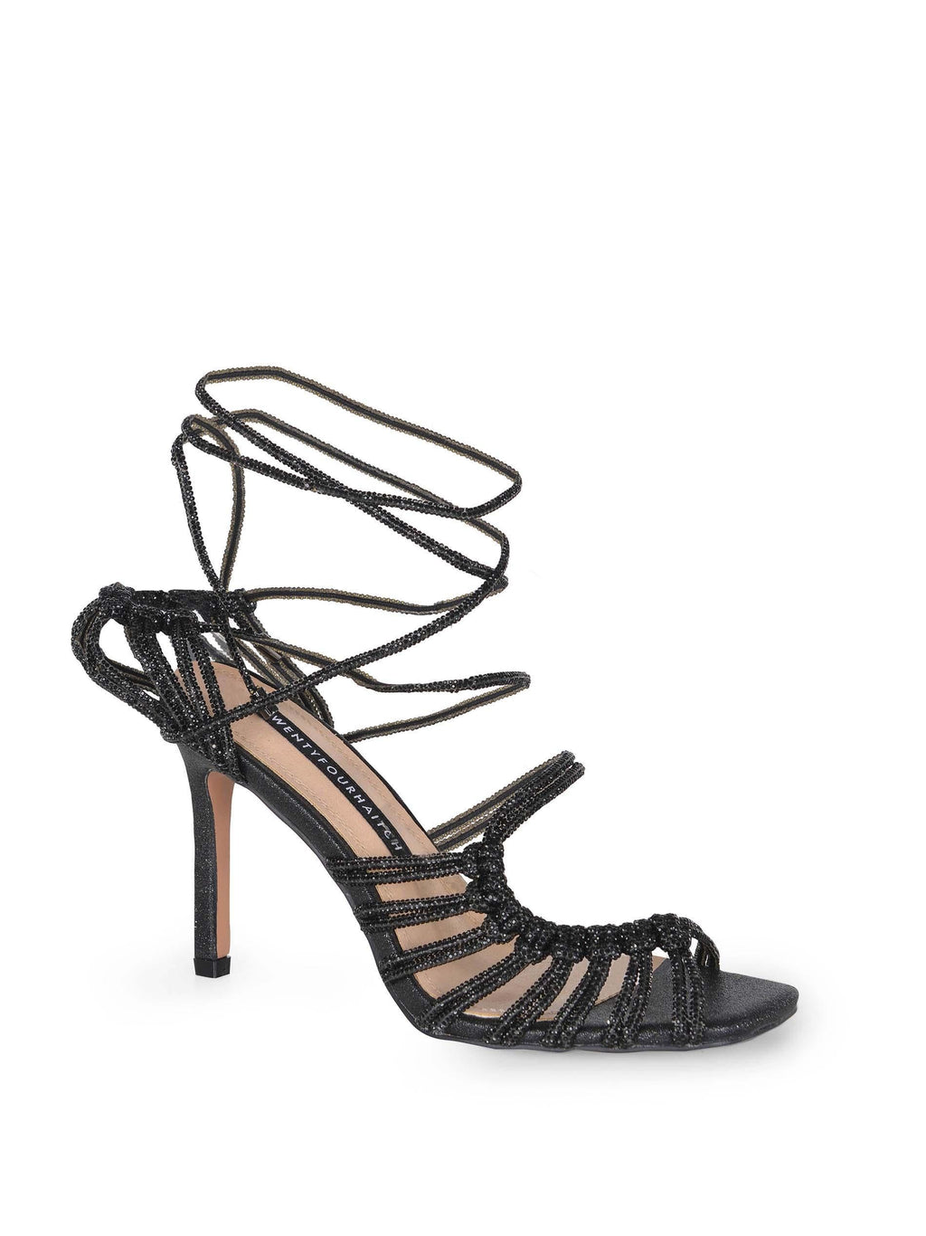 TWENTY FOURHAITCH Sandals S0109-MOLI NERO Black