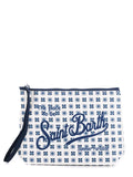 MC2 SAINT BARTH Pouch ALIN001 00672L Ivory/Blue