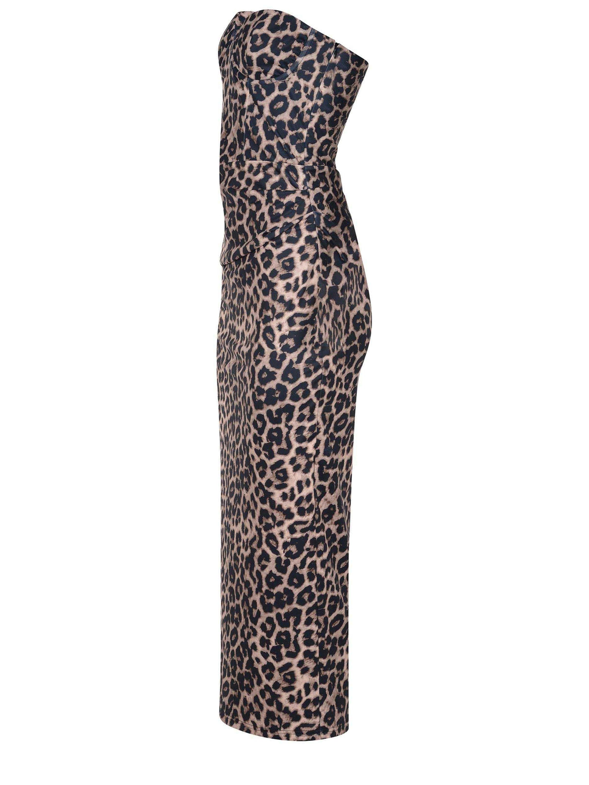 TWENTY FOURHAITCH Dresses A0113-PALAU SPOTTED Leopard Print