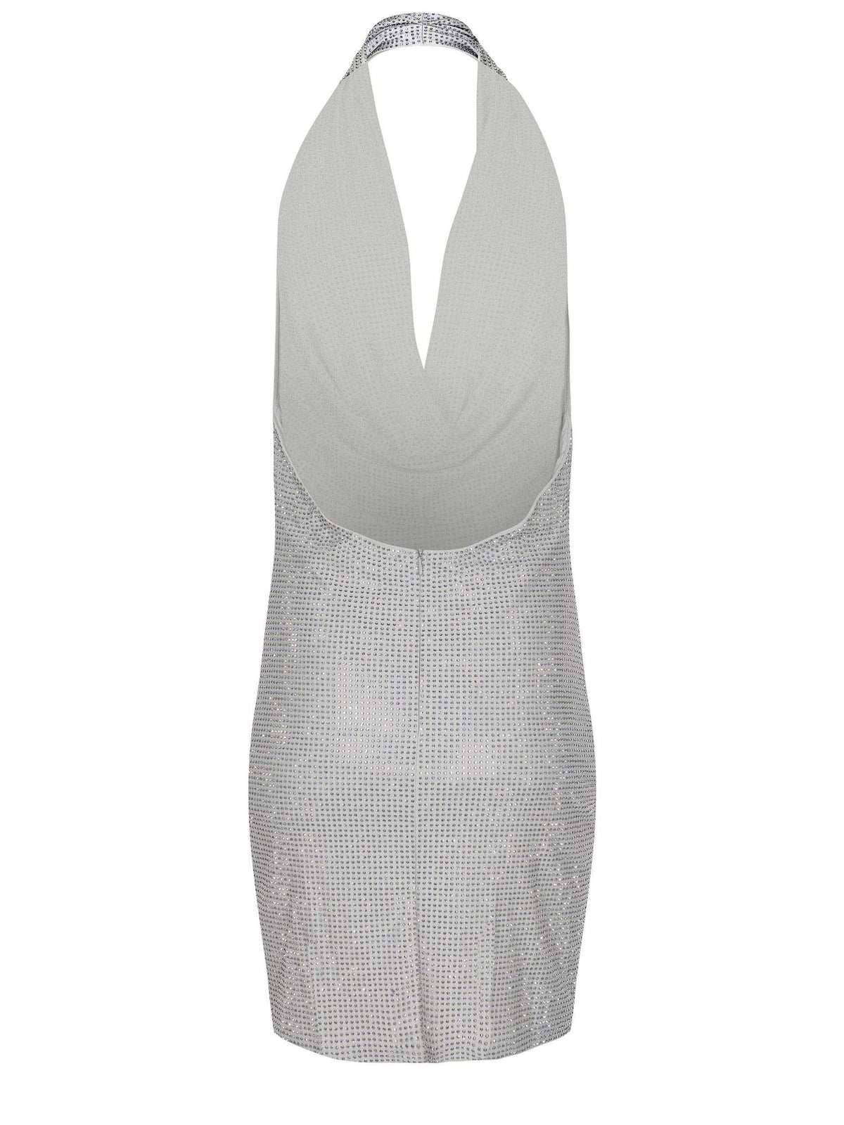 TWENTY FOURHAITCH Dresses A0127-KUTA SILVER Silver