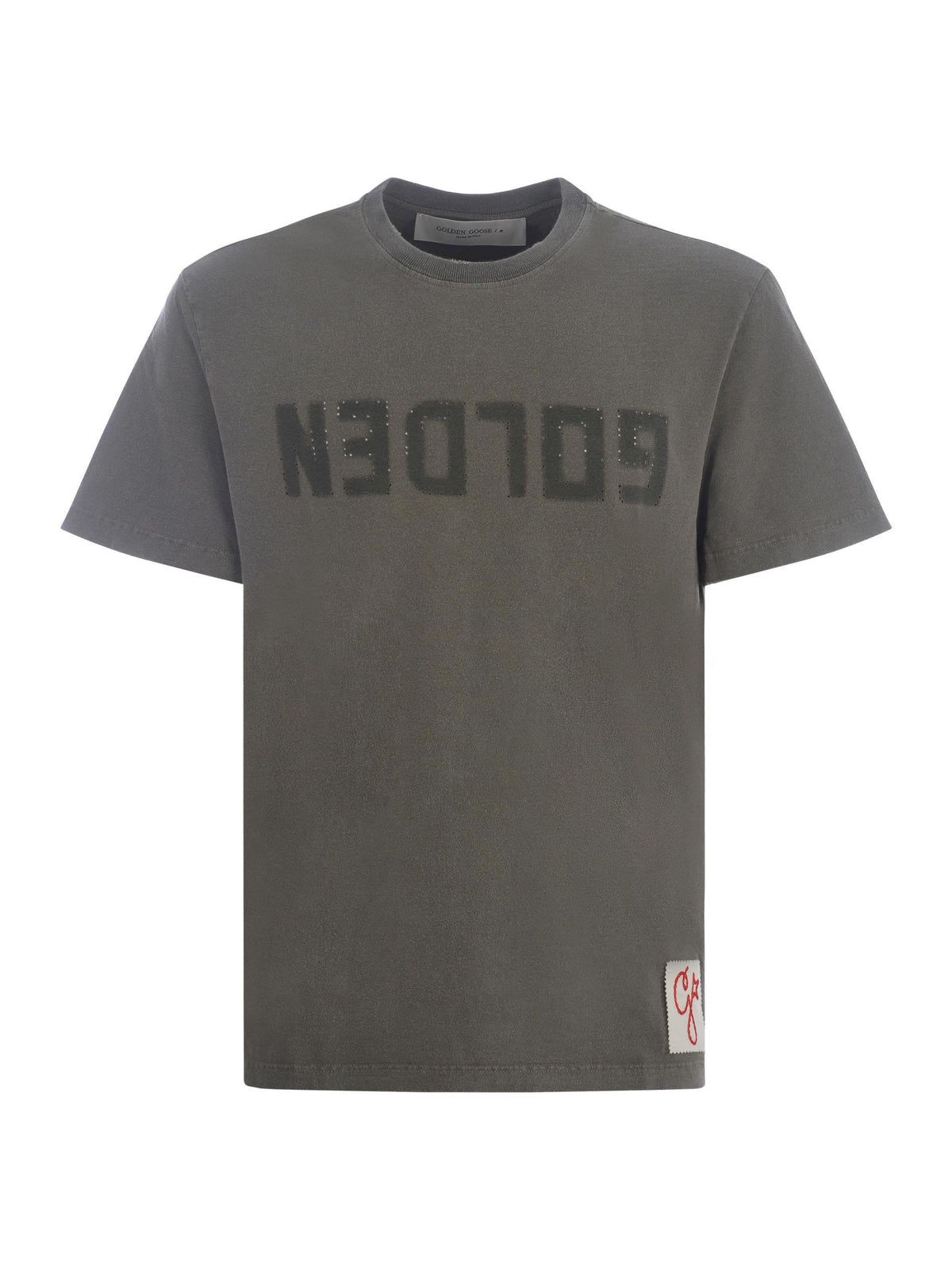 GOLDEN GOOSE T-shirt GMP01220 P000671-35479 Olive green
