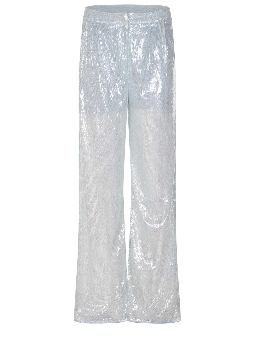 TWENTY FOURHAITCH Trousers A0085-YUAN AQUA LIGHT Blue