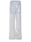 TWENTY FOURHAITCH Trousers A0085-YUAN AQUA LIGHT Blue