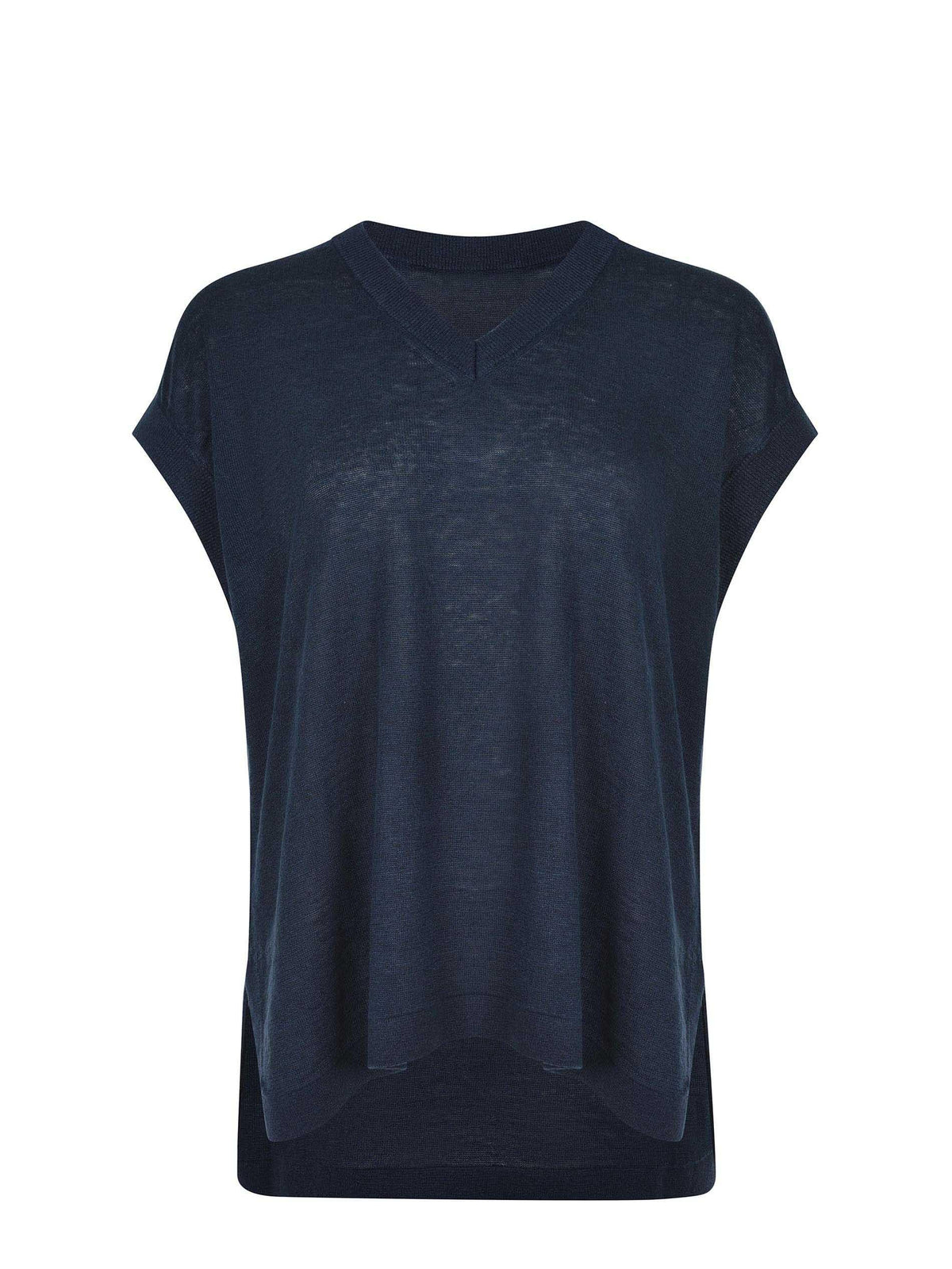 S MAXMARA T-shirt 2619351013600 113-003 Midnight blue