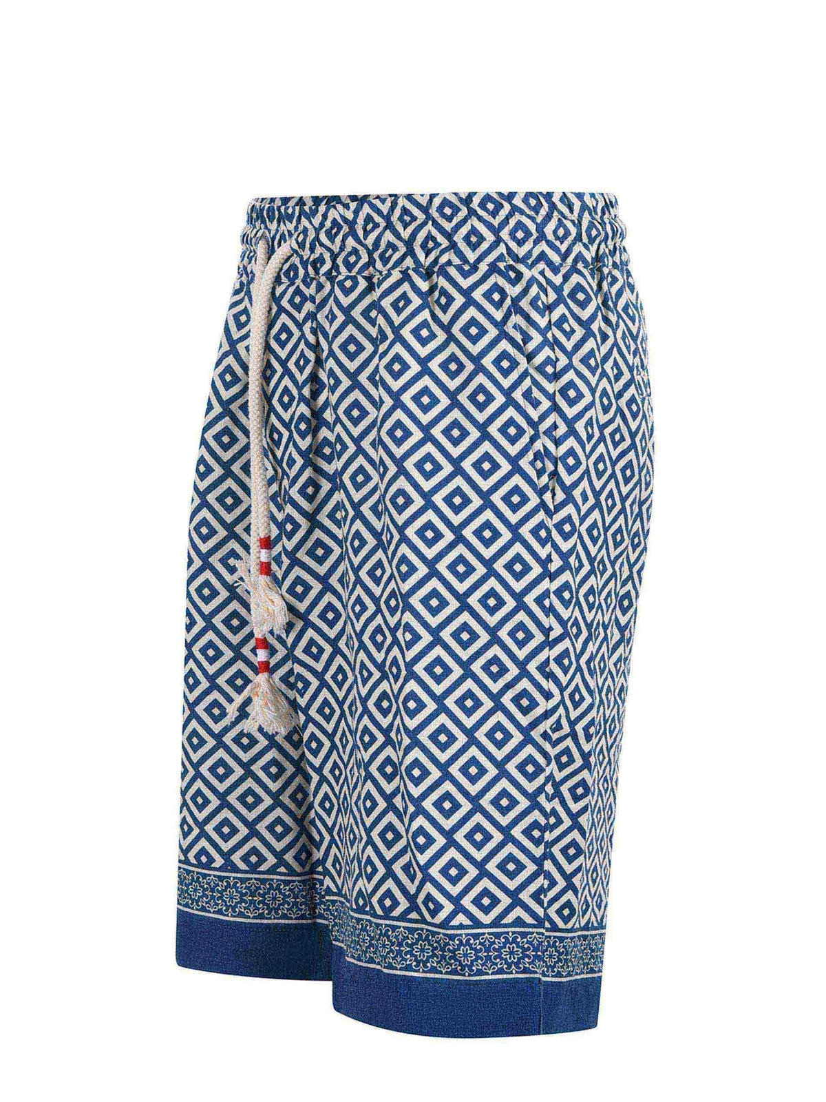 MC2 SAINT BARTH Shorts MRE0004 01099L Blue/Ivory
