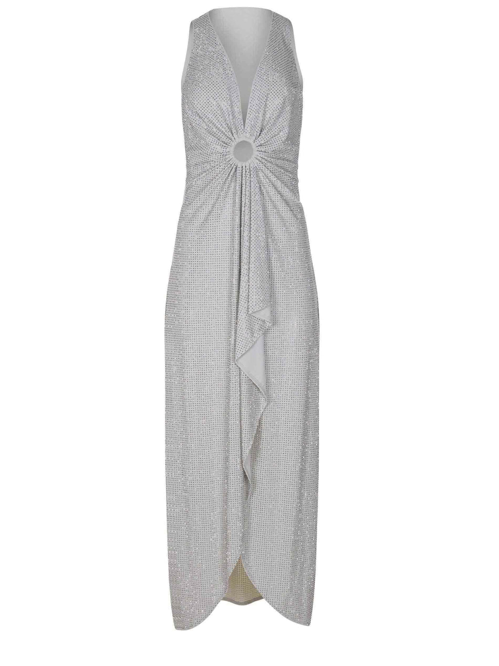 TWENTY FOURHAITCH Clothing A0128-NAVAGIO SILVER Silver