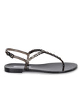 MENGHI Sandals 102-SW BLACK GEL Black