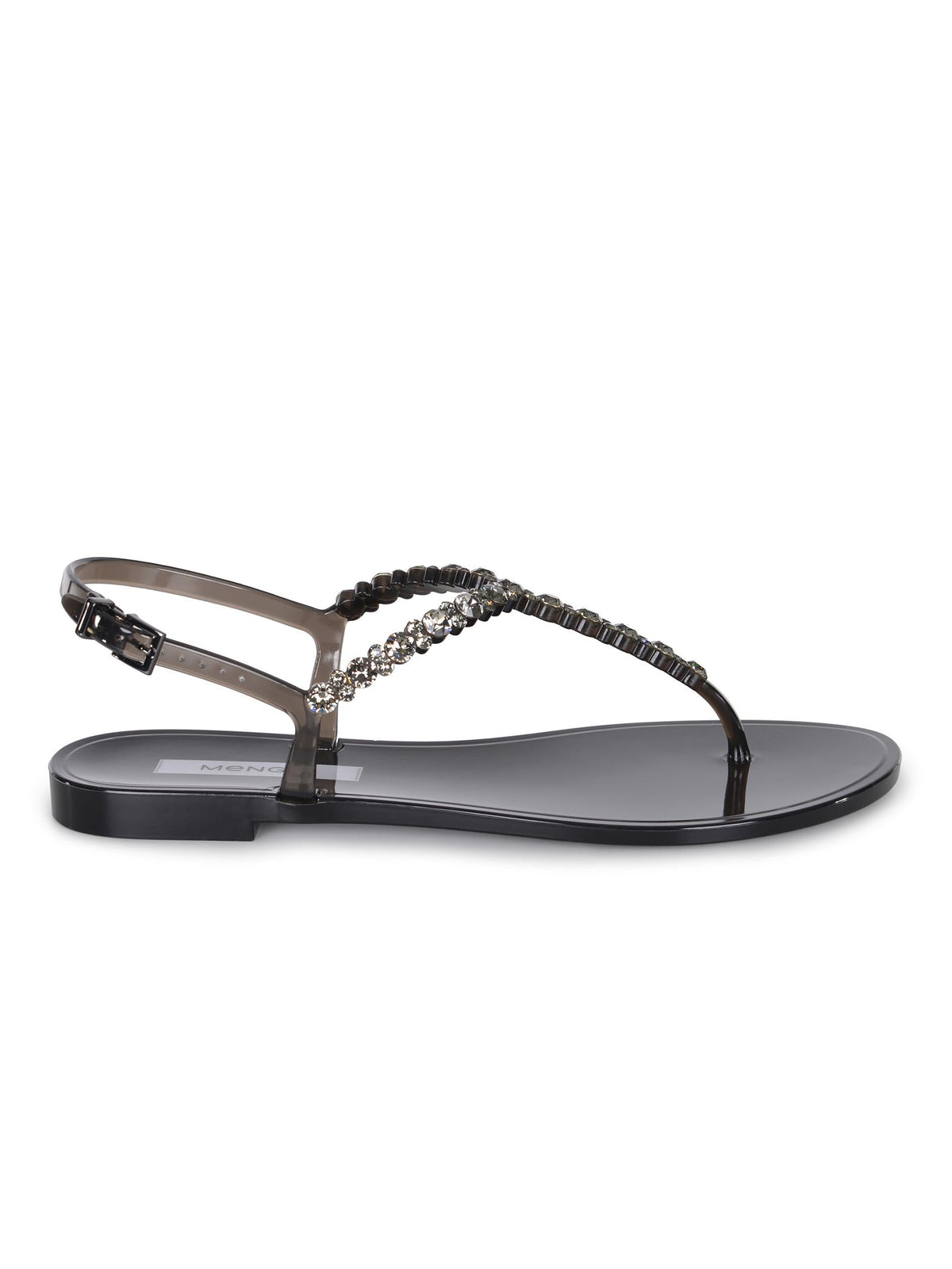 MENGHI Sandals 102-SW BLACK GEL Black
