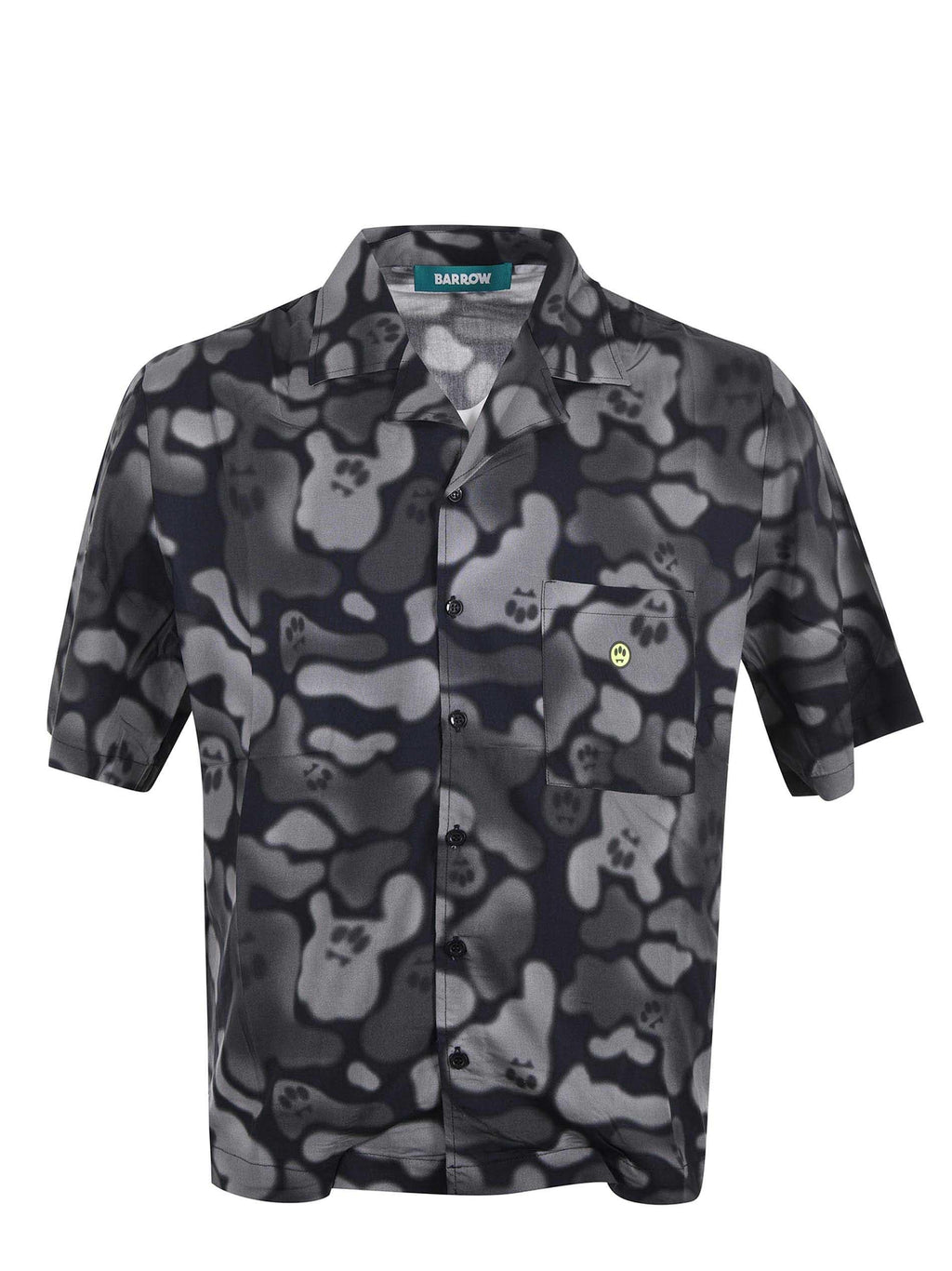BARROW Shirts S6BWUASI113 110 Black/Grey