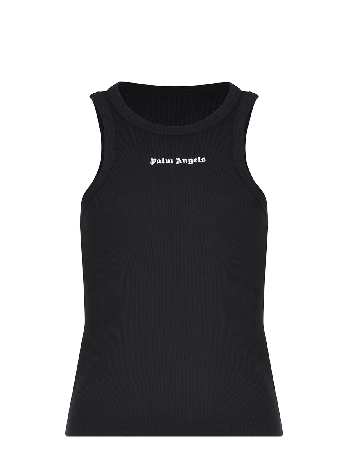 PALM ANGELS Tank tops PWAC024S26JER001 1003 Black