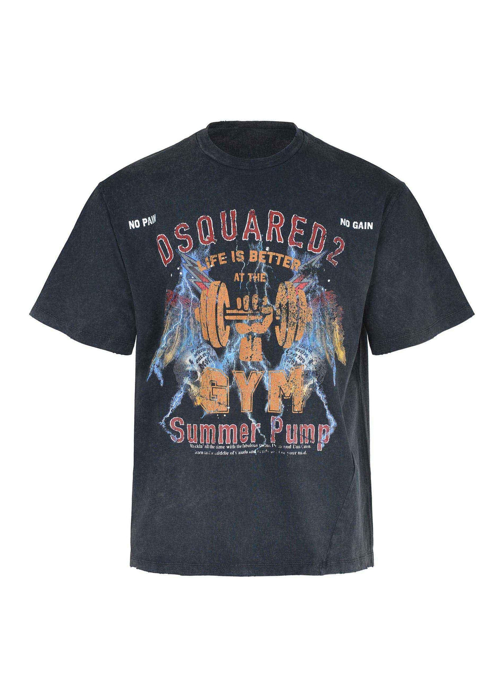 DSQUARED T-shirt S74GD1539 D20108-814 Anthracite grey