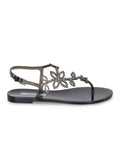 MENGHI Sandals 110-SW BLACK GEL Black