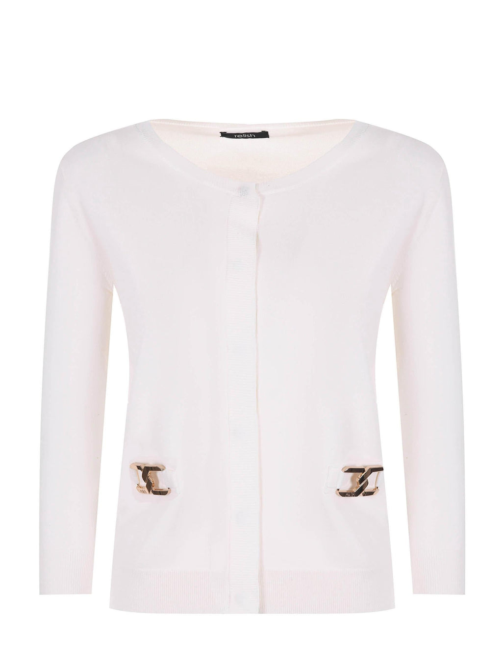 RELISH Cardigan 2067009 MILK White