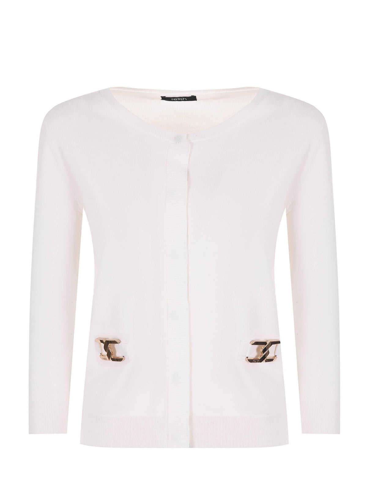 RELISH Cardigan 2067009 MILK White