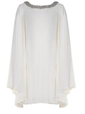 AMEN Kaftan AMS26701 CHALK-CRYSTAL White