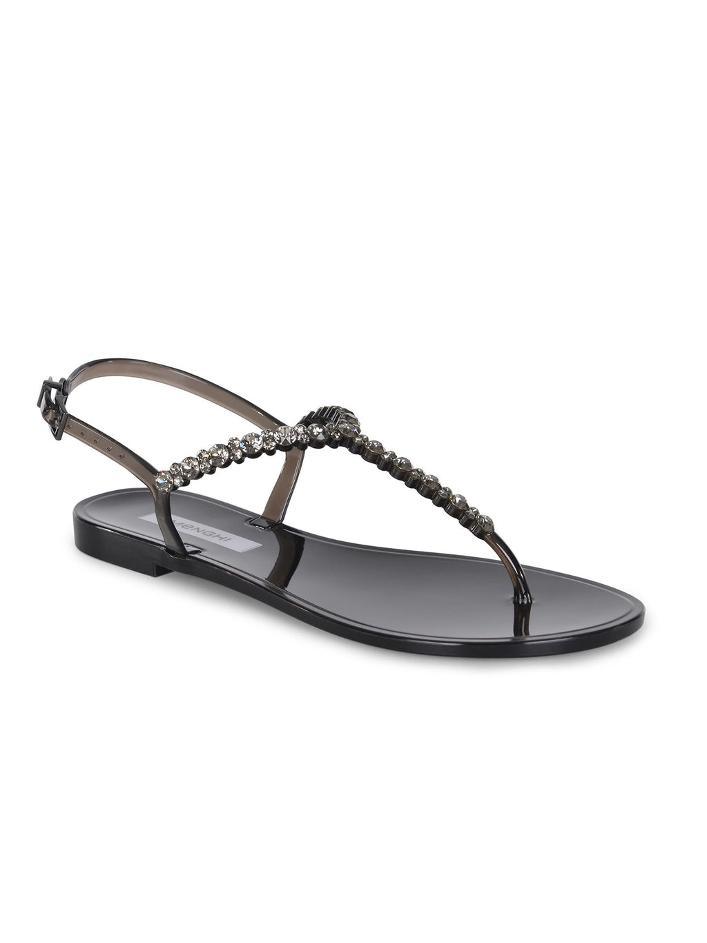 MENGHI Sandals 102-SW BLACK GEL Black