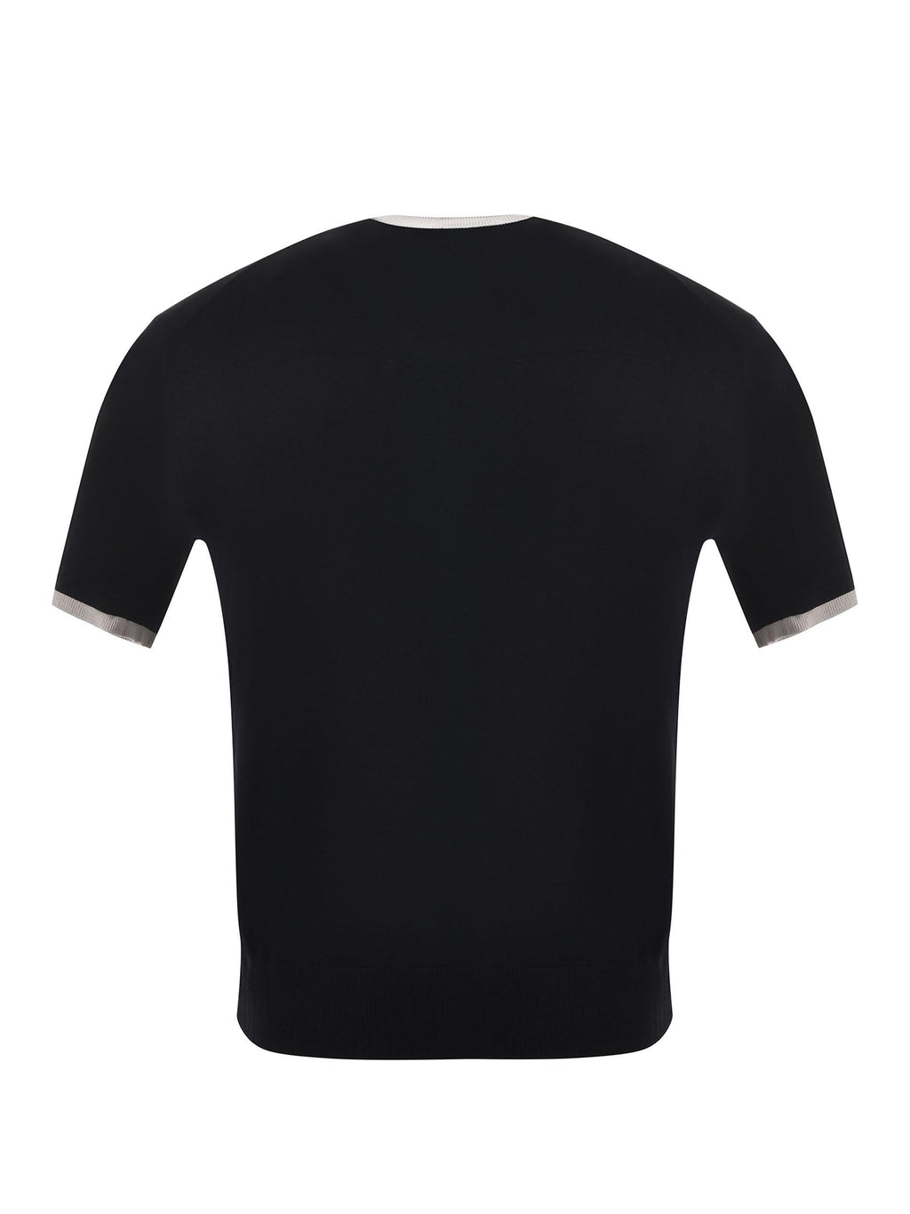 PAOLO PECORA Knitwear A032 F200-9000 Black/Ivory