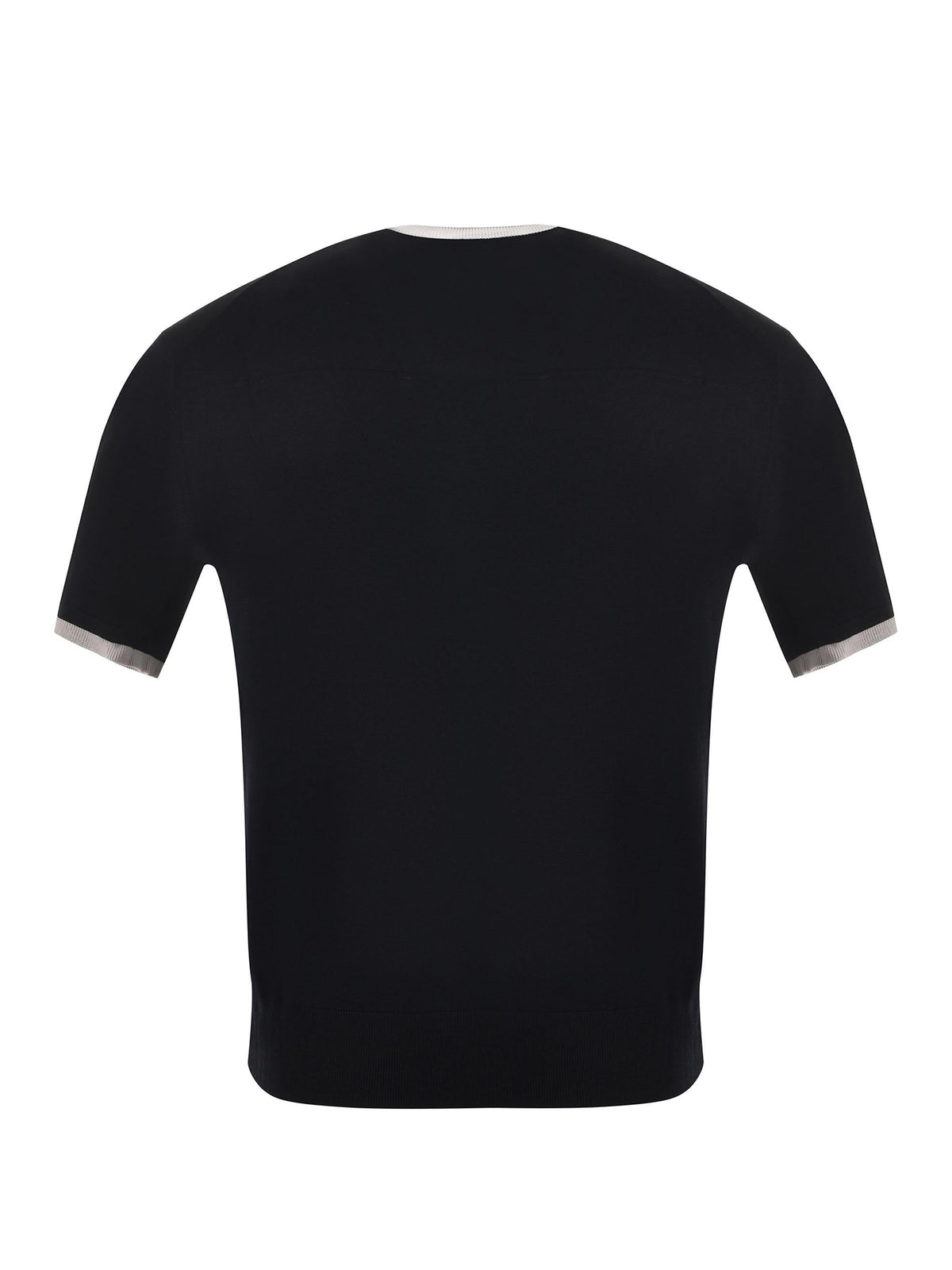PAOLO PECORA Knitwear A032 F200-9000 Black/Ivory