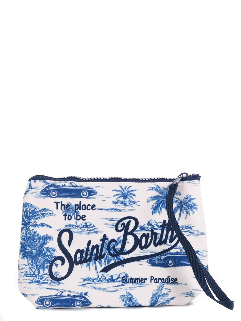 MC2 SAINT BARTH Pouch ALIN001 01078L White/blue