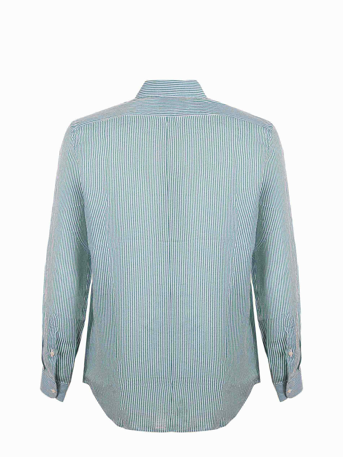 MC2 SAINT BARTH Shirts PAMP001 00963L Green/white