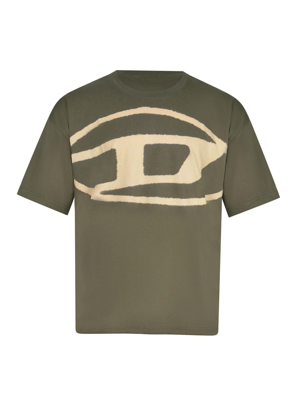 DIESEL T-shirt A14872 0QKAS-51F Olive green