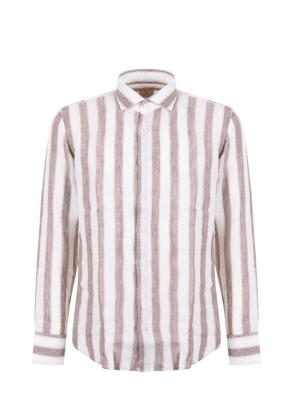 BASTONCINO Shirts B4711 02 White/Tobacco