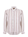 BASTONCINO Shirts B4711 02 White/Tobacco