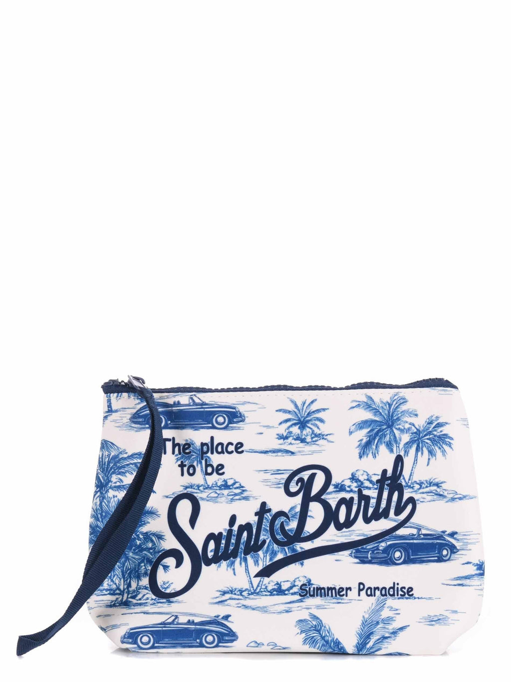 MC2 SAINT BARTH Pouch ALIN001 01078L White/blue