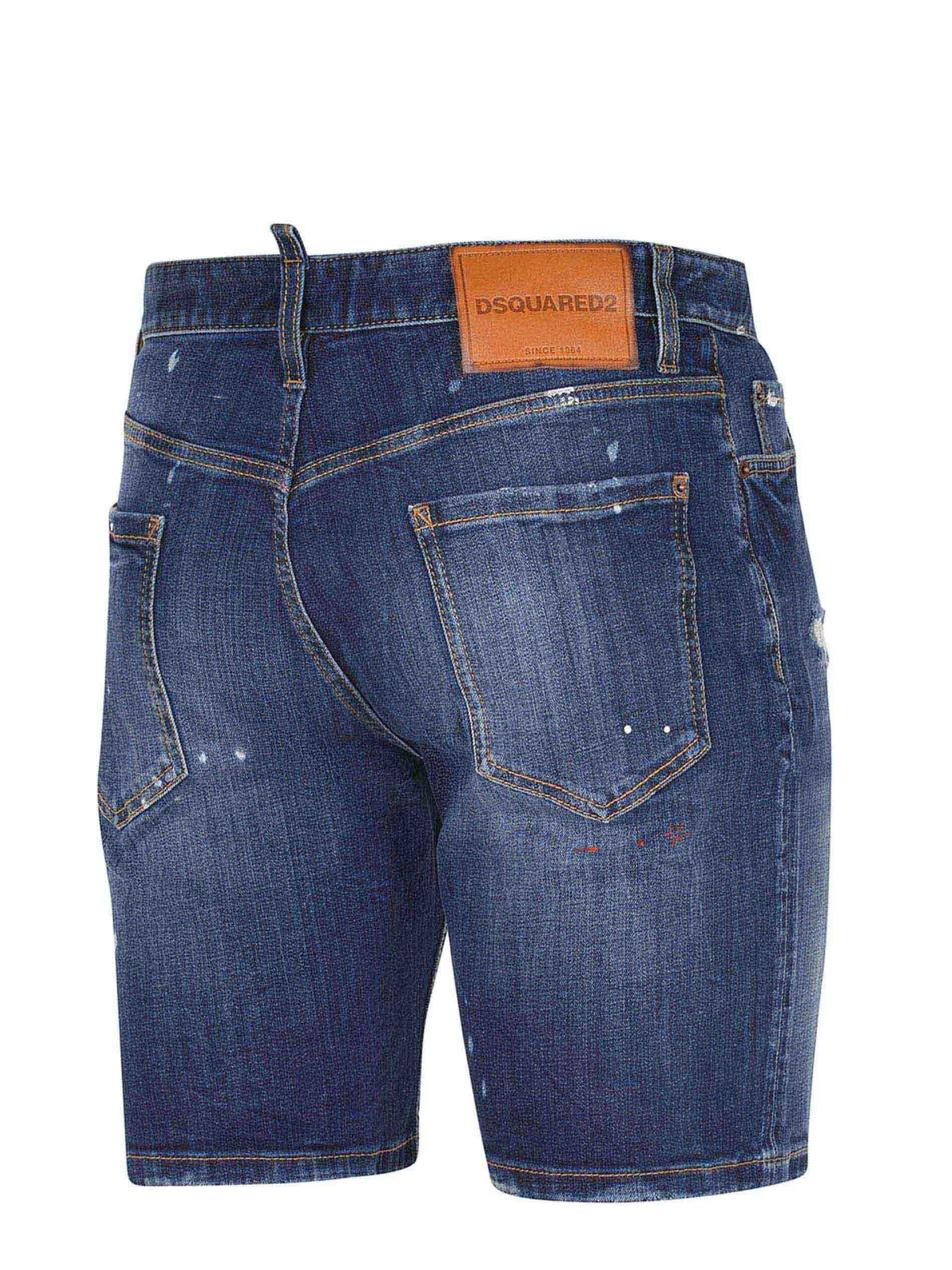 DSQUARED Shorts S74MU0985 S30664-470 Dark blue